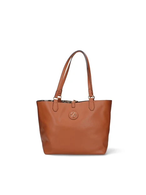 BORSA SHOPPING 2 IN 1 DONNA MARRONE