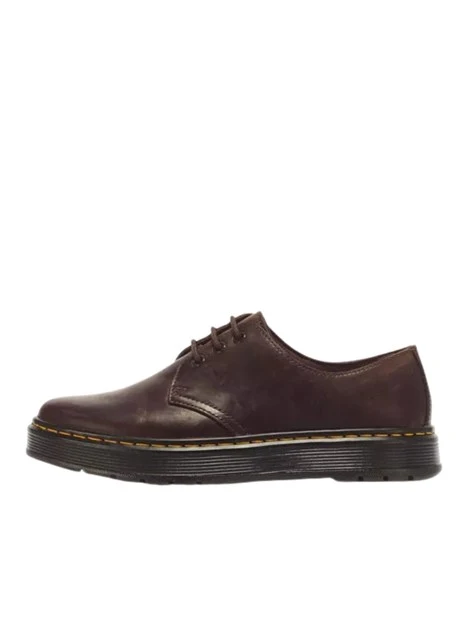 STRINGATE DERBY IN PELLE CRAZY HORSE A 3 OCCHIELLI UOMO MARRONE