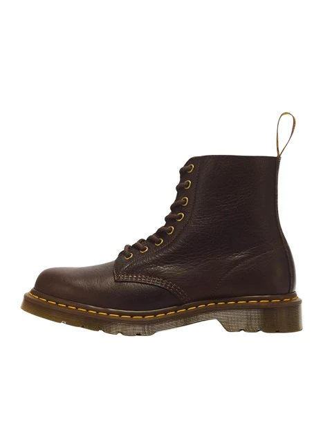 ANFIBI IN PELLE AMBASSADOR CON CUCITURE A CONTRASTO UNISEX ADULTO MARRONE
