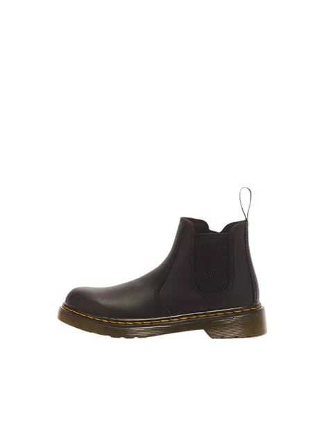 STIVALETTI CHELSEA IN PELLE SOFTY T CON ELASTICI LATERALI UNISEX BAMBINO NERO