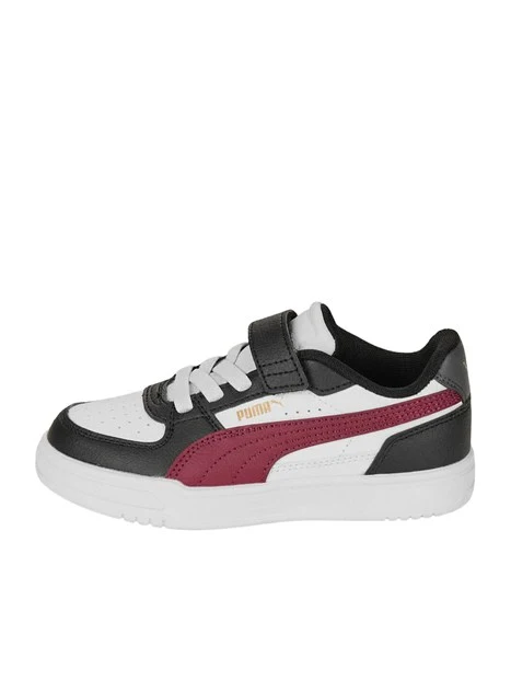 SNEAKERS BASSE STILE RETRÒ CON STRAPPO BAMBINO NERO