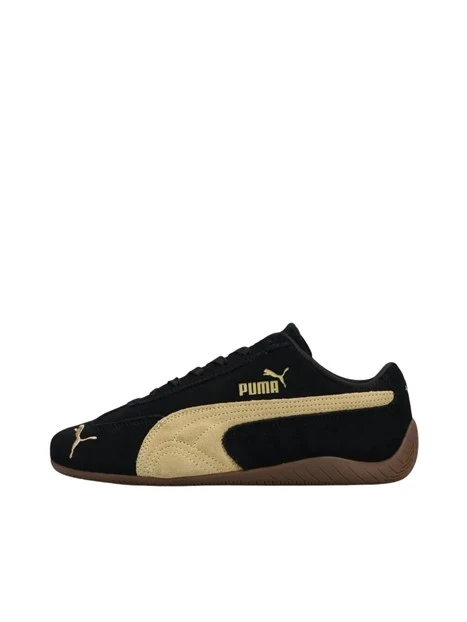 SNEAKERS BASSE IN SUEDE STILE RACING DONNA NERO