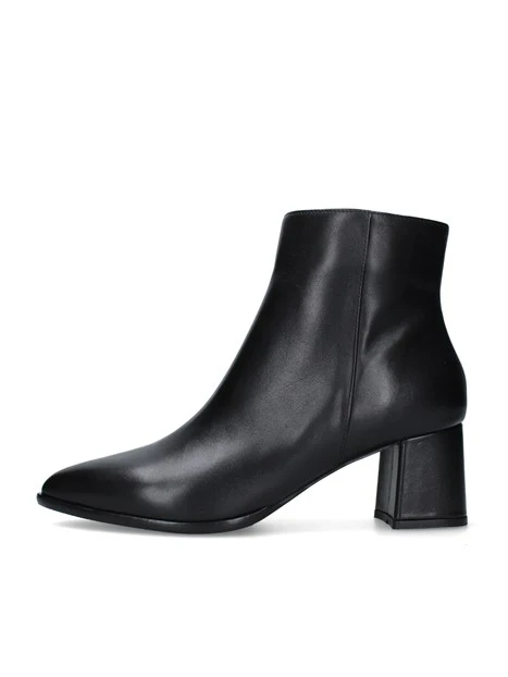 STIVALETTI TACCO ALTO CON LINEA AFFUSOLATA DONNA NERO
