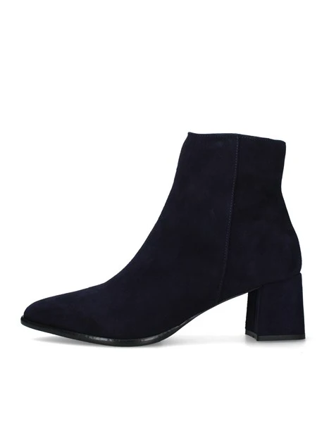 STIVALETTI TACCO ALTO CON LINEA AFFUSOLATA DONNA BLU