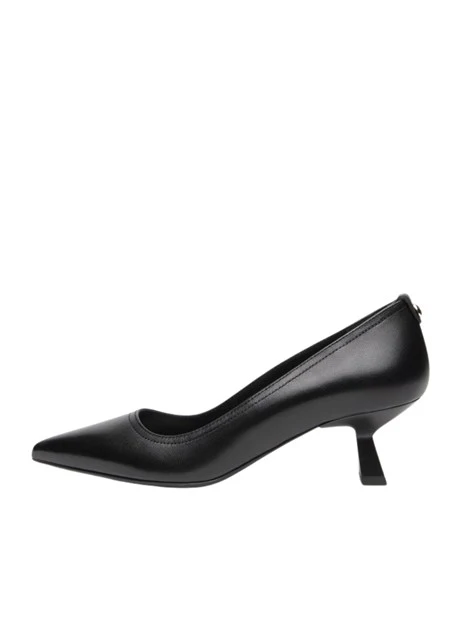 DÉCOLLETÉ CLASSIC ELEGANT IN PELLE DONNA NERO