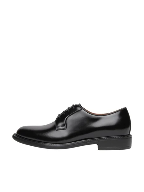 STRINGATE DERBY CON SOLETTA ESTRAIBILE UOMO NERO