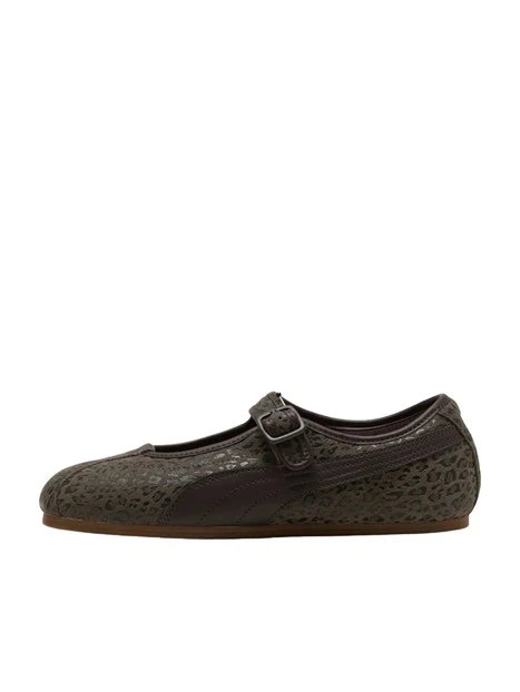BALLERINE ANIMALIER DONNA MARRONE
