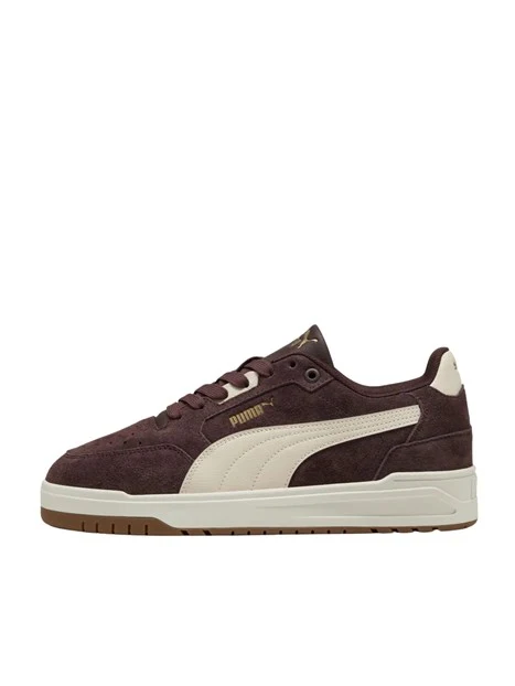 SNEAKERS BASSE IN CAMOSCIO UOMO MARRONE