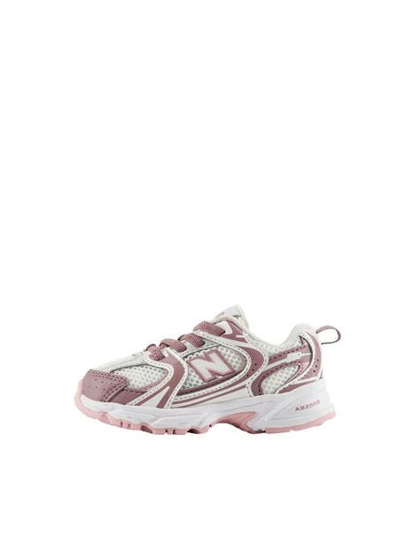 SNEAKERS BASSE CON INSERTI A CONTRASTO BAMBINA ROSA