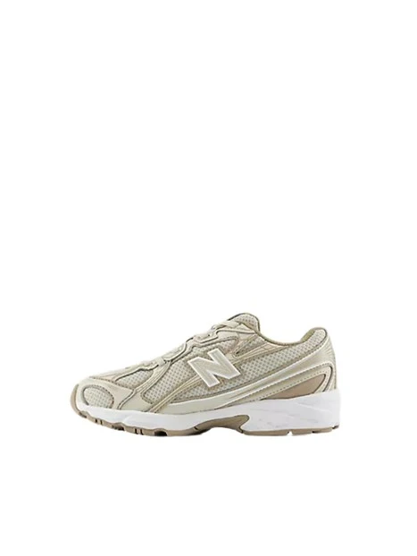 SNEAKERS SPORTIVE CON INSERTI A CONTRASTO BAMBINA TORTORA