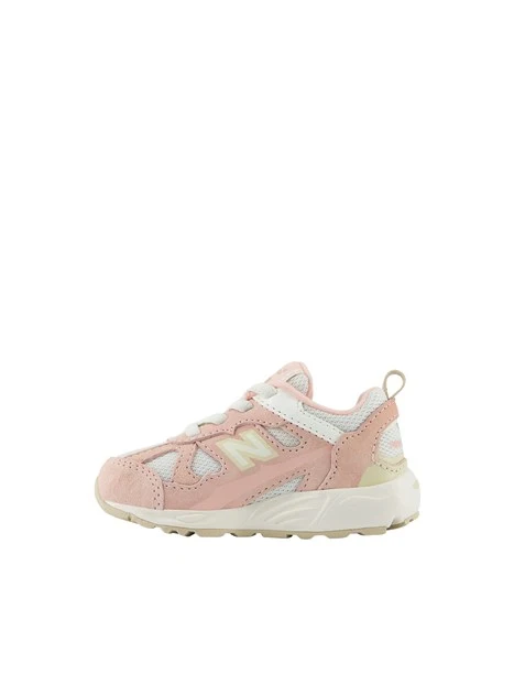 SNEAKERS BASSE CON INSERTI IN MESH BAMBINA ROSA