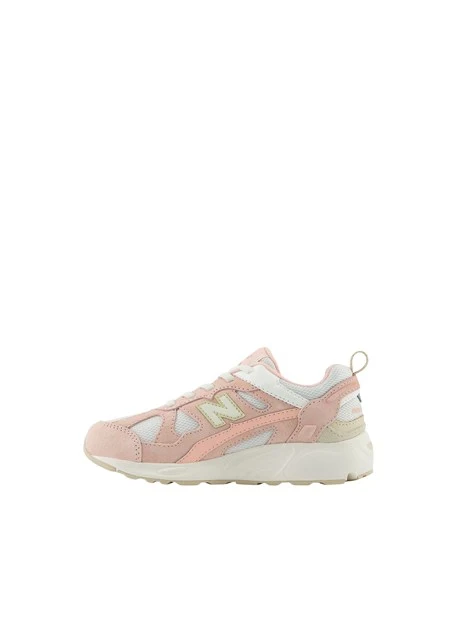 SNEAKERS BASSE CON INSERTI IN CAMOSCIO BAMBINA ROSA
