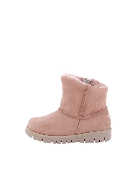 STIVALETTI IN MONTONE CON INTERNO IN LANA BAMBINA ROSA