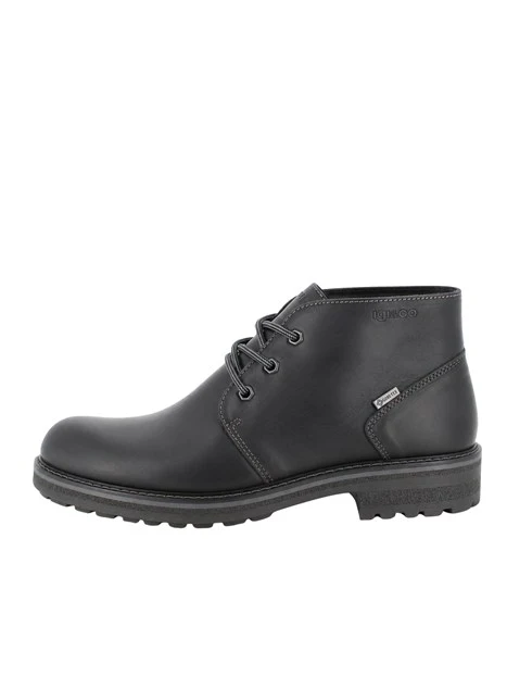 STRINGATE POLACCHINE IN NABUK GORE-TEX UOMO NERO