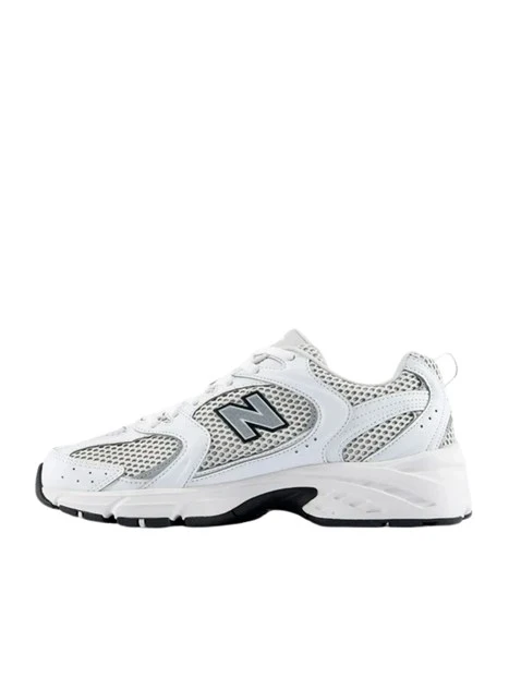 SNEAKERS BASSE CON INSERTI METALLIZZATI DONNA BIANCO