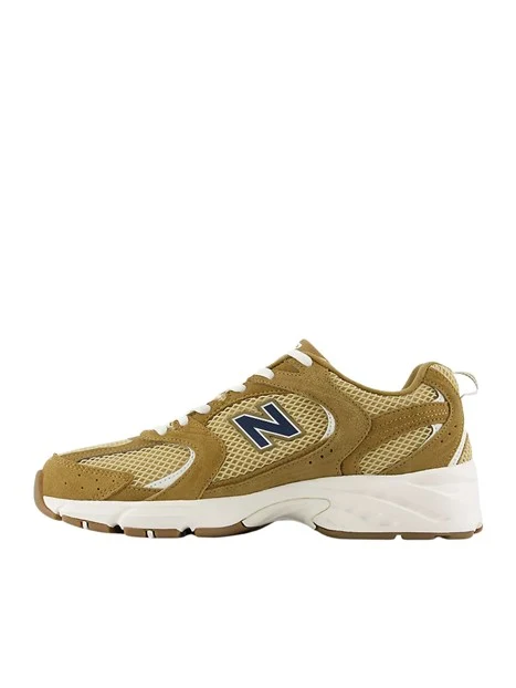 SNEAKERS BASSE IN CAMOSCIO E MESH DONNA MARRONE