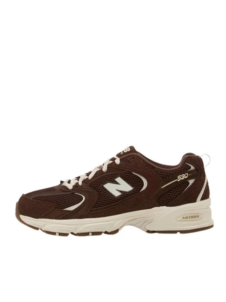SNEAKERS BASSE CON INSERTI A CONTRASTO DONNA MARRONE