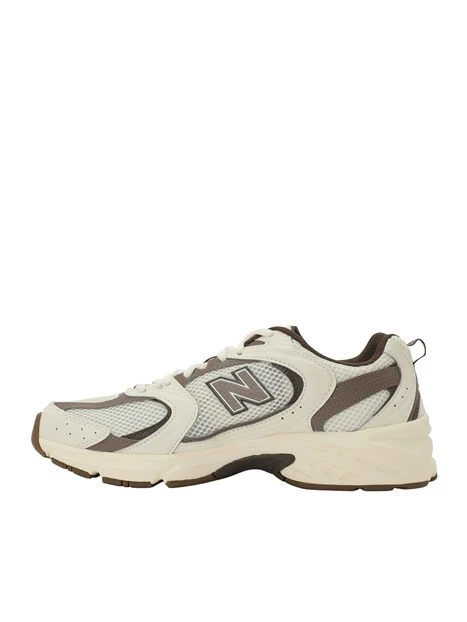 SNEAKERS BASSE CON PROFILI A CONTRASTO UNISEX ADULTO AVORIO