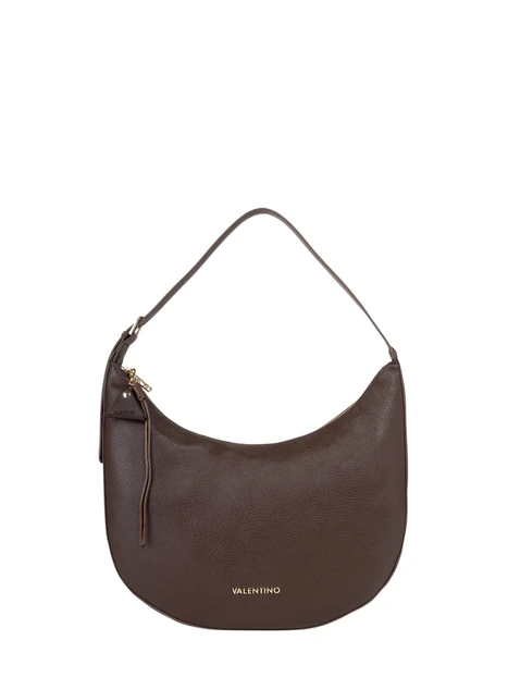 BORSA A SPALLA VBSADF07 A MEZZALUNA DONNA MARRONE
