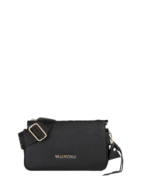 BORSA A TRACOLLA VBSADF42 CON LOGO DONNA NERO