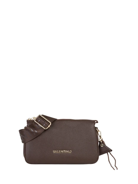 BORSA A TRACOLLA VBSADF42 CON LOGO DONNA MARRONE