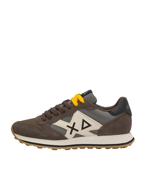SNEAKERS BASSE Z46122 BICOLORE UOMO MARRONE