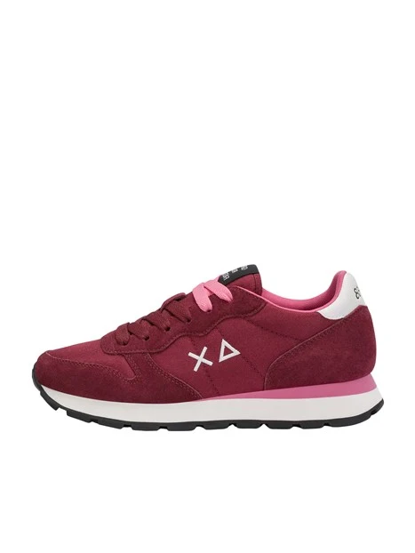 SNEAKERS BASSE Z46201 CON LACCI DONNA BORDEAUX