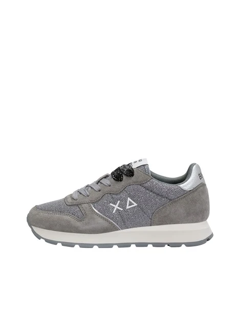 SNEAKERS BASSE Z46204 GLITTERATE DONNA GRIGIO