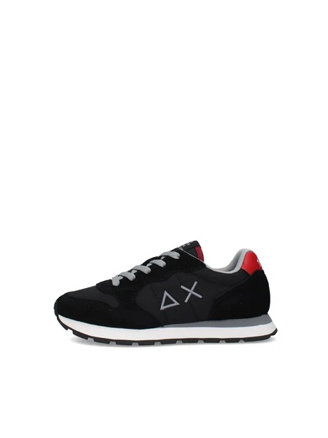 SNEAKERS BASSE CON INSERTI A CONTRASTO BAMBINO NERO