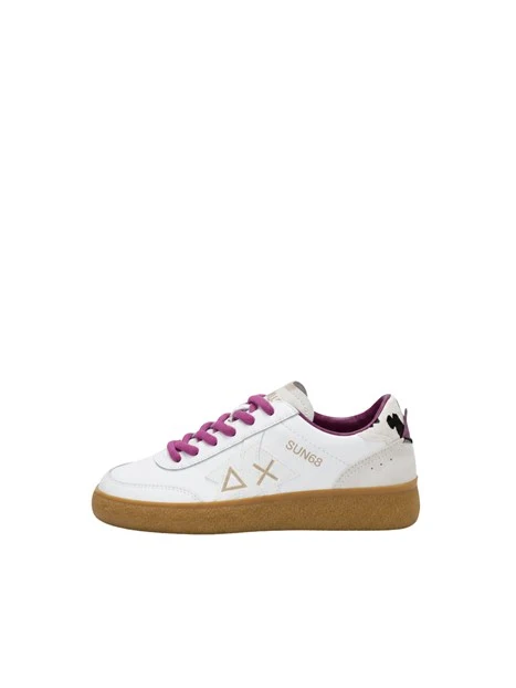 SNEAKERS BASSE CON LACCI DONNA BIANCO