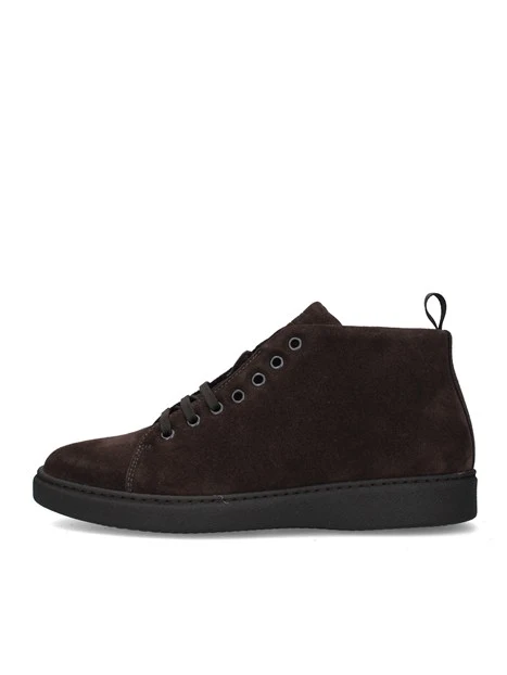 SNEAKERS ALTE IN CAMOSCIO UOMO MARRONE