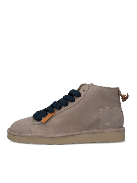 SNEAKERS ALTE CON LACCI OVERSIZE UOMO BEIGE