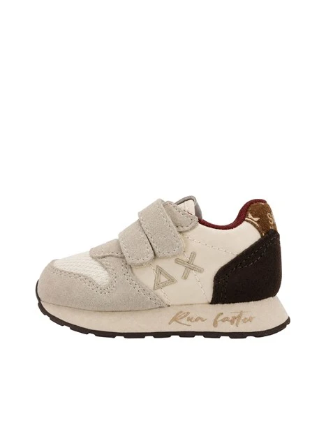 SNEAKERS BASSE PRIMI PASSI CON STRAPPO BAMBINA BIANCO