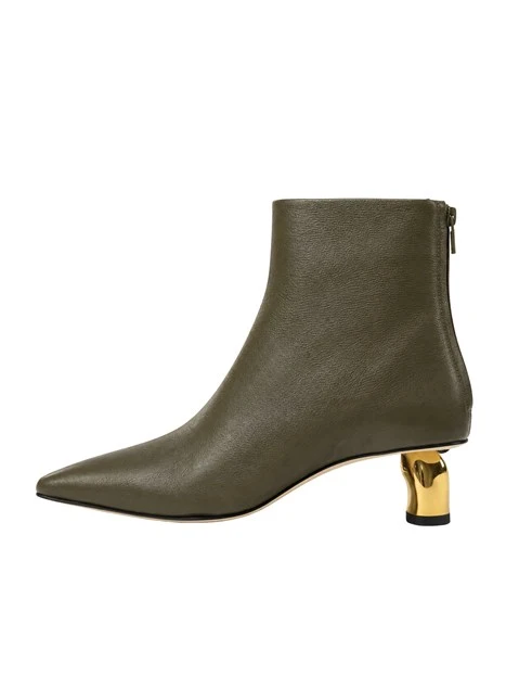 STIVALETTI TACCO ALTO 40749 DONNA VERDE