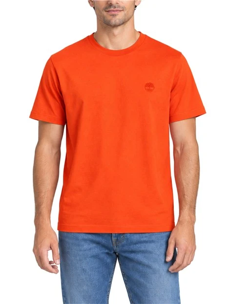 T-SHIRT MANICA CORTA SLIM FIT UOMO ARANCIO