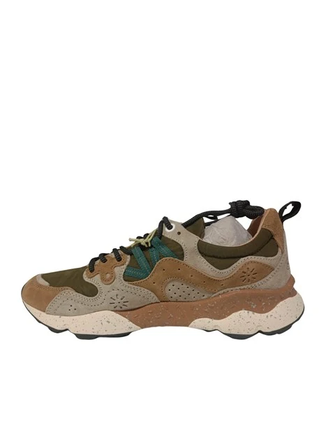 SNEAKERS PLATFORM SUOLA TRAIL UOMO BEIGE