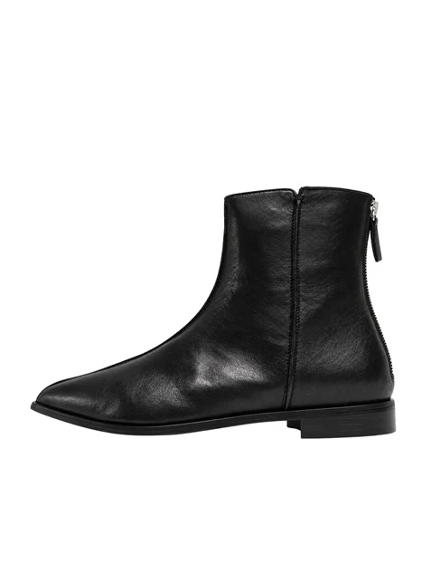 STIVALETTI TACCO BASSO A1221 DONNA NERO