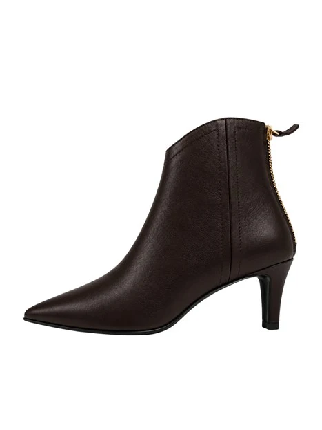 STIVALETTI TACCO ALTO A5244 DONNA MARRONE