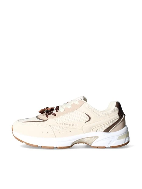 SNEAKERS BASSE 9831 DONNA BEIGE