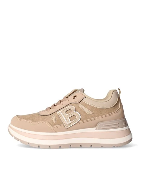 SNEAKERS PLATFORM 9833 DONNA BEIGE