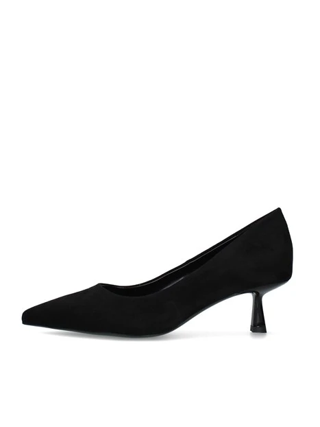 DÉCOLLETÉ IN TESSUTO A PUNTA CON TACCO SOTTILE DONNA NERO