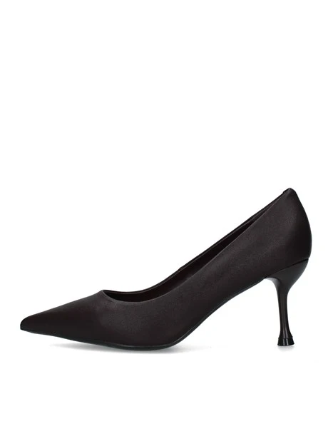 DÉCOLLETÉ A PUNTA CON TACCO SAGOMATO DONNA MARRONE