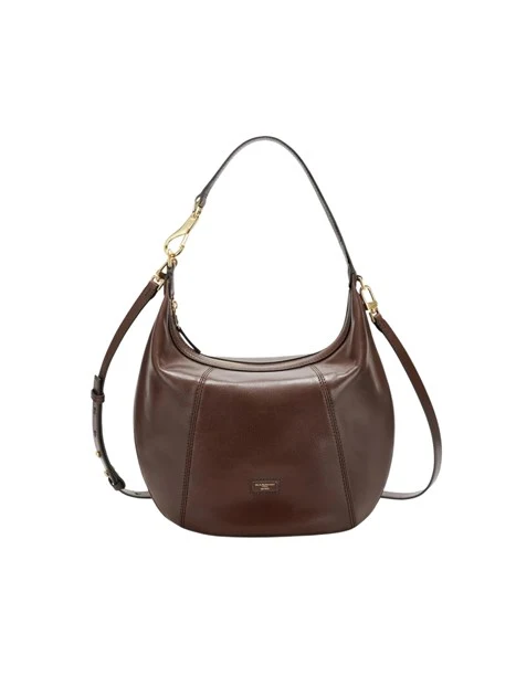 BORSA A SPALLA IN PELLE DAKATA DONNA MARRONE