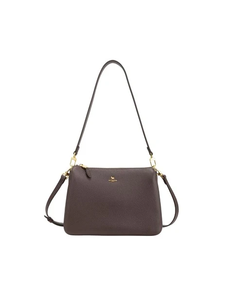 BORSA A SPALLA IN PELLE LIMA DONNA MARRONE