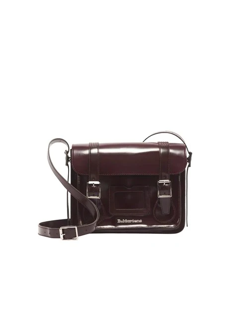 BORSA A TRACOLLA IN ECOPELLE DONNA BORDEAUX