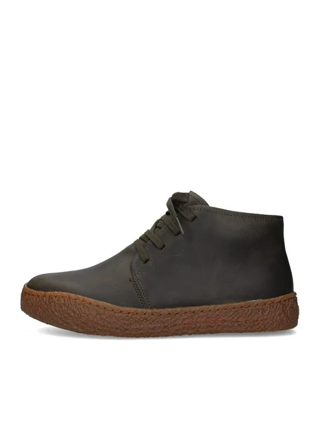 SNEAKERS ALTE CON SUOLA A CONTRASTO UOMO VERDE