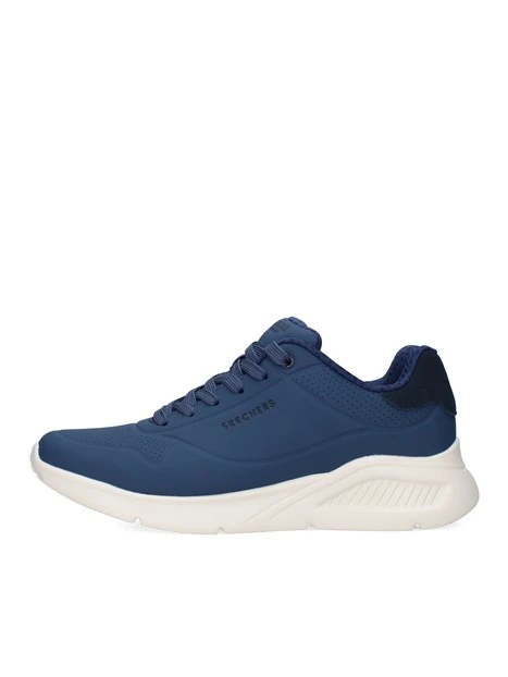 SNEAKERS BASSE SPORTIVE CON SUOLA ALTA UOMO BLU