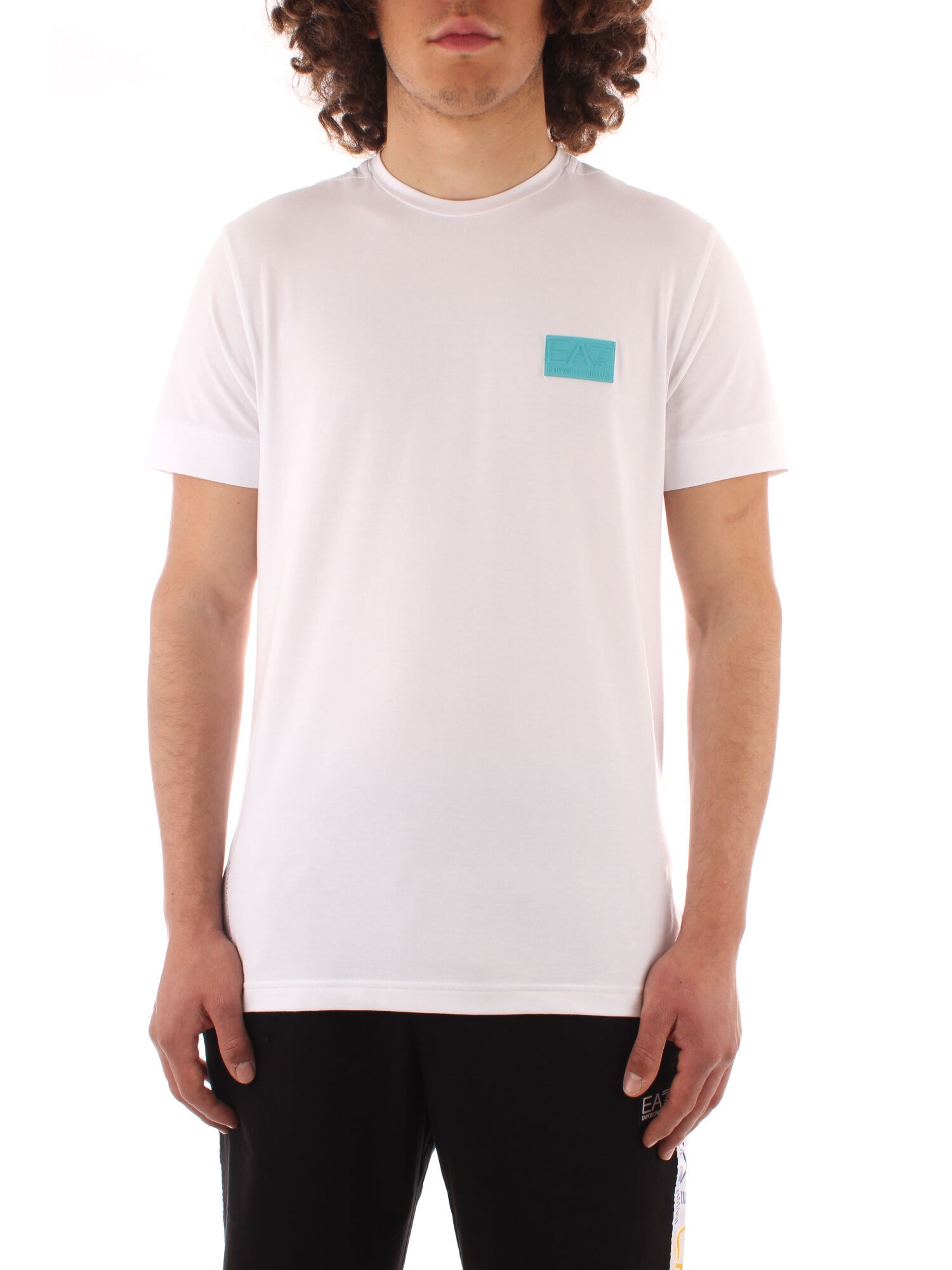Ea7 Clothing Man Short sleeve WHITE 3KPT50