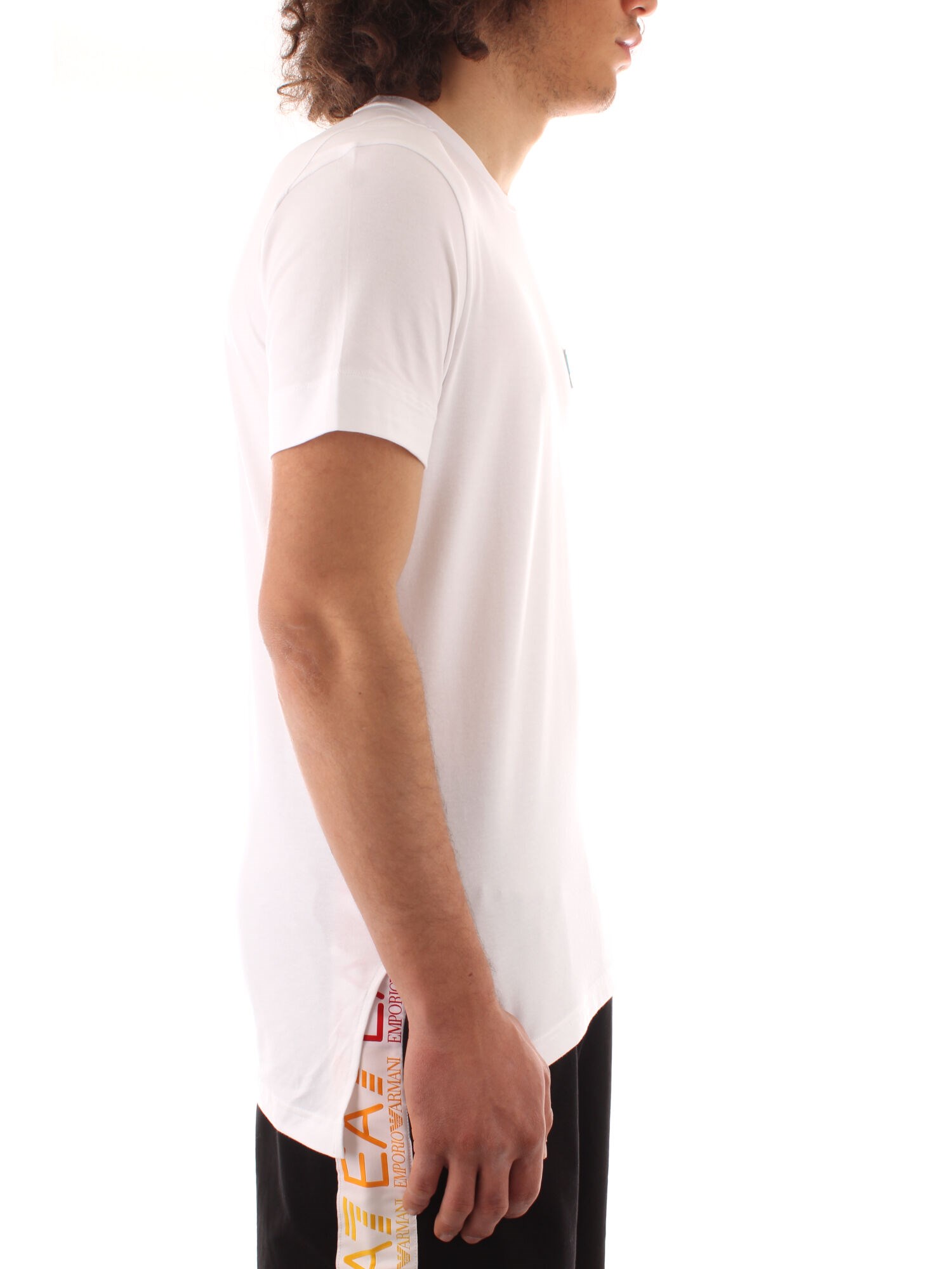 Ea7 Clothing Man Short sleeve WHITE 3KPT50