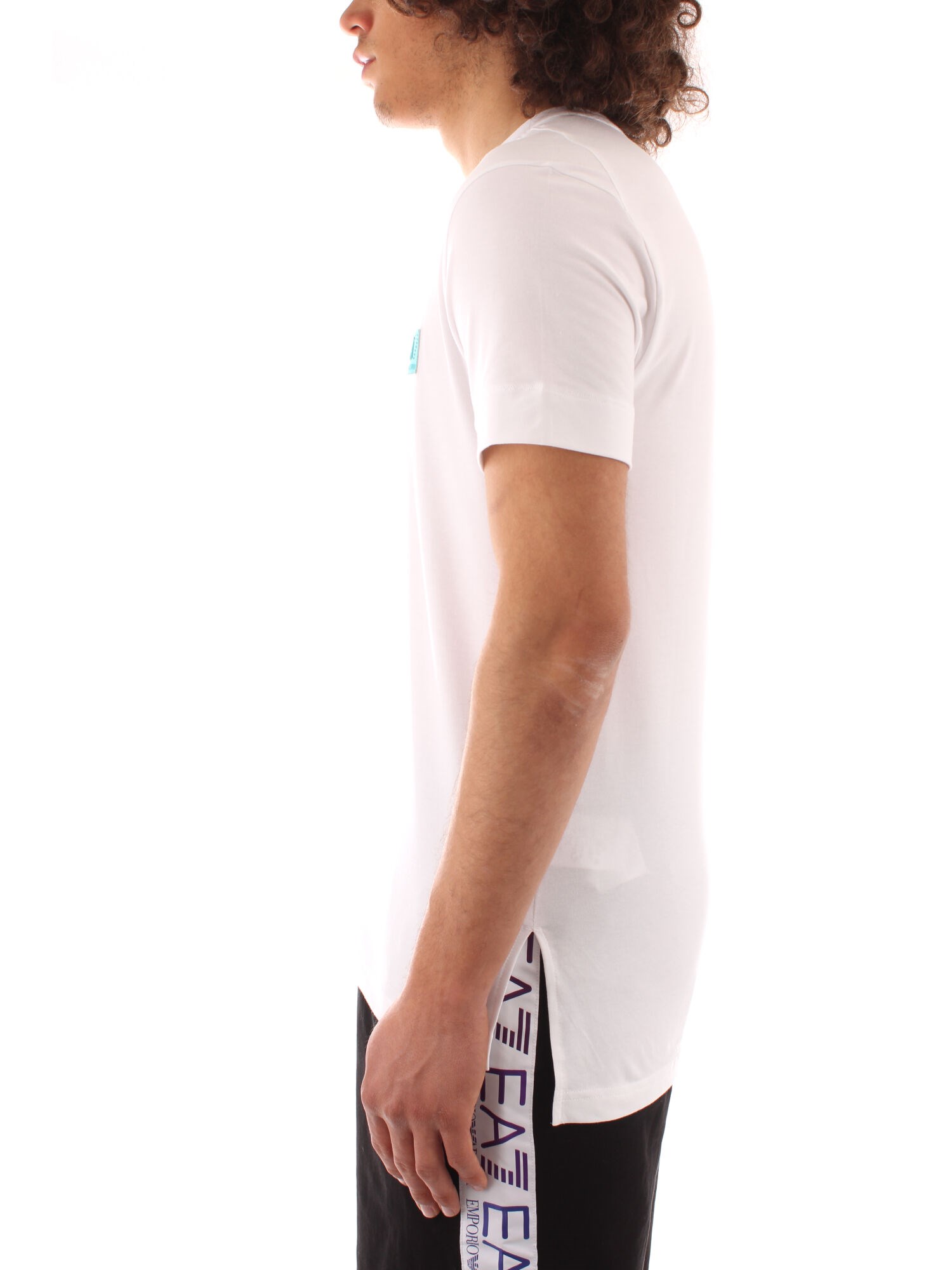 Ea7 Clothing Man Short sleeve WHITE 3KPT50